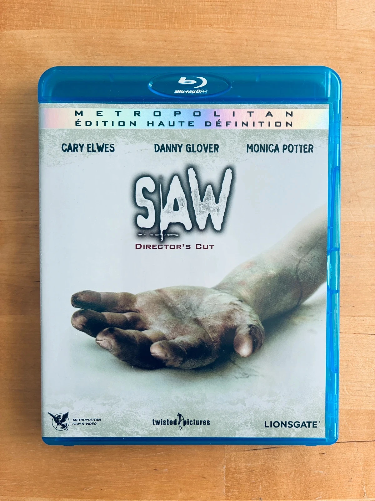 Blu-ray Saw édition director’s cut.